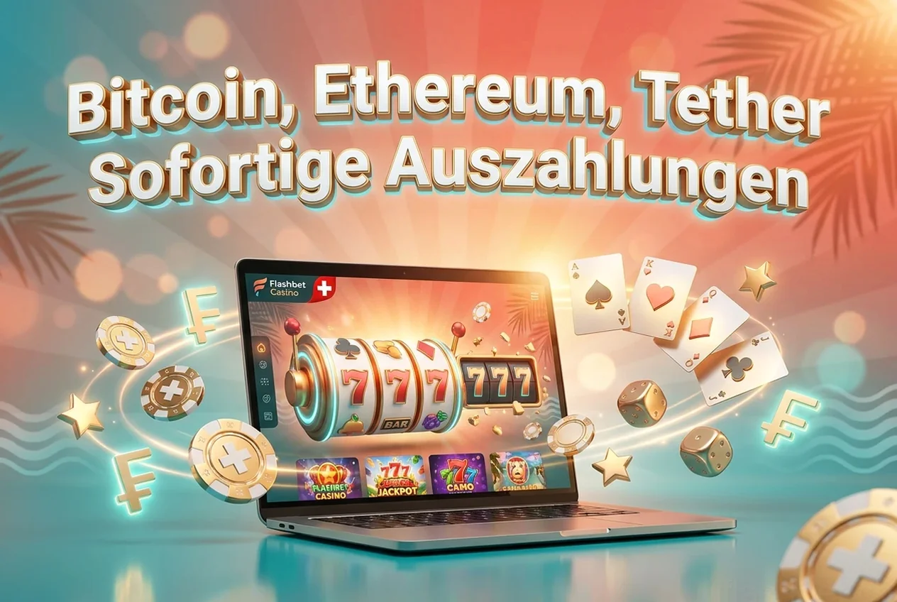 Bitcoin, Ethereum, TetherSofortige Auszahlungen